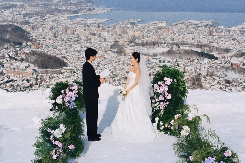 天狗山婚礼 日本婚纱照 日本旅拍 尼鹿摄影旧站作品